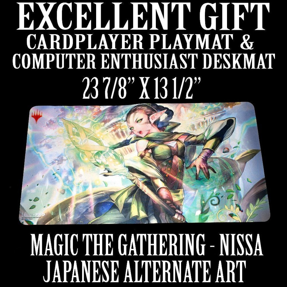 Nissa MTG NEW MINT IN BOX Ultra PRO Magic Playmat War of the Spark Alternate Art